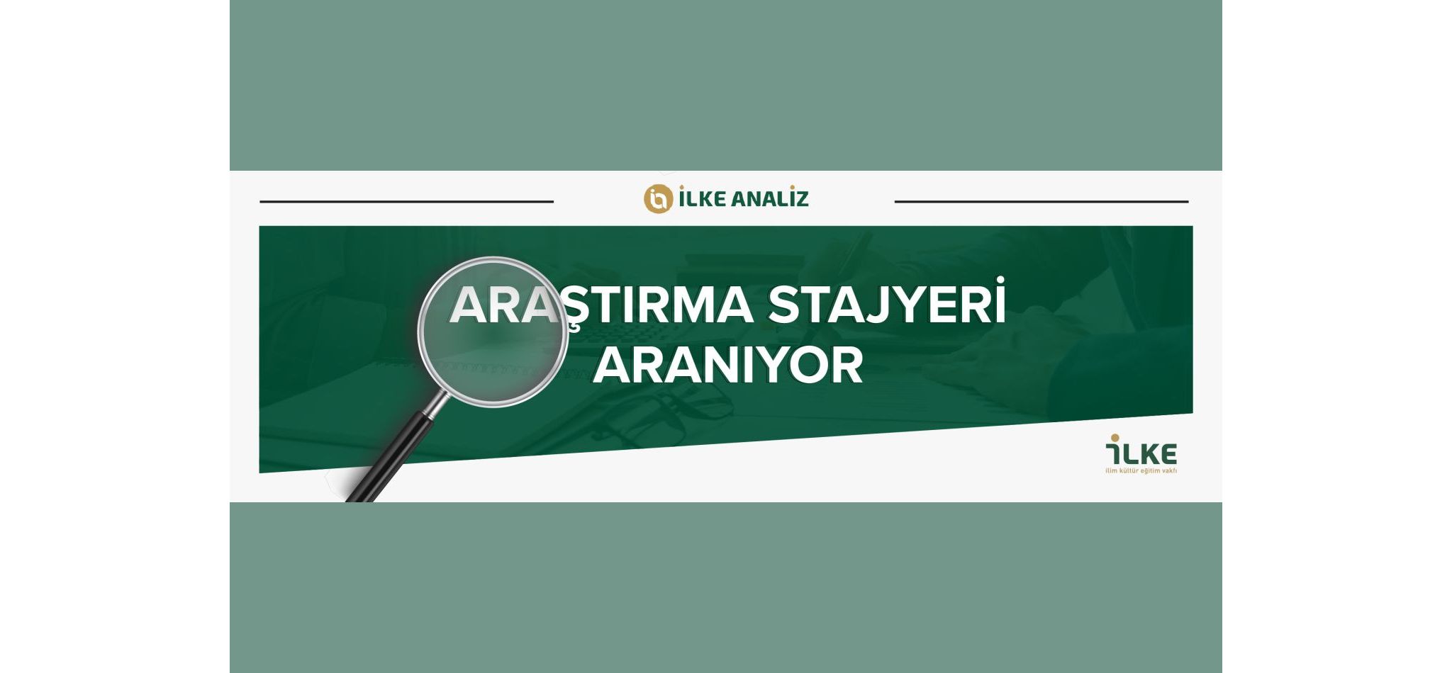 Araştırma Stajyeri Aranıyor